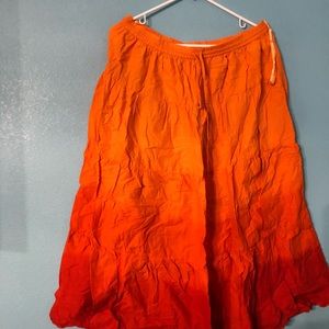 First Issue by Liz Claiborne, Orange Ombré Skirt